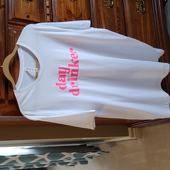 NWT DAY DRINKER T-SHIRT PLUS 2XL - Picture 2 of 6